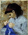 Lise Sewing 